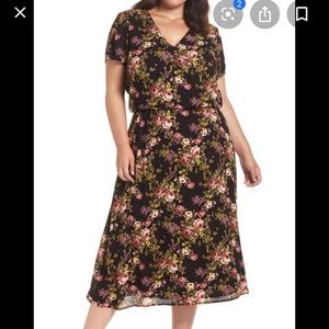 Wayf Midi Floral Dress